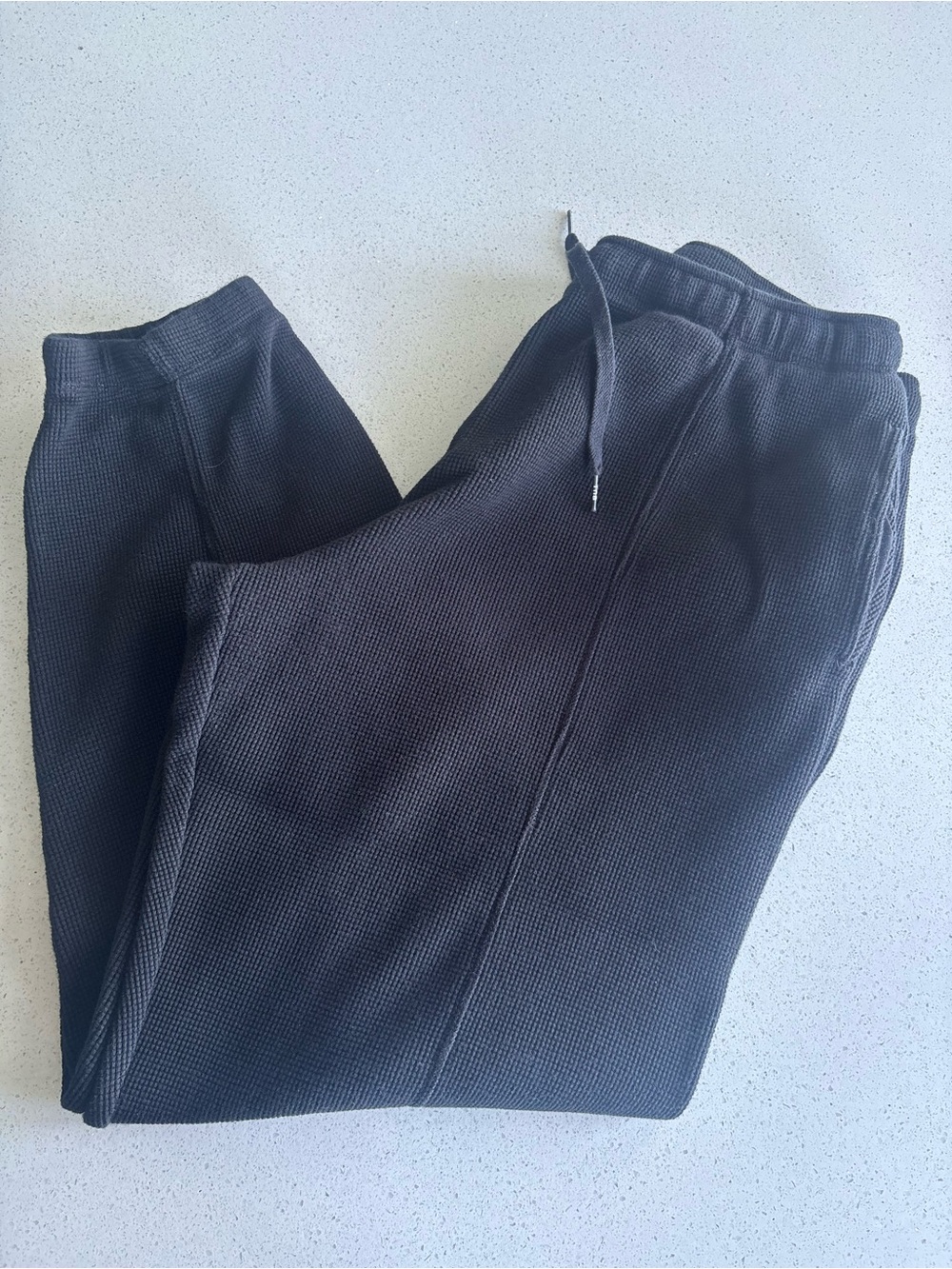 TNA Black Knit Drawstring Pants - Aritzia